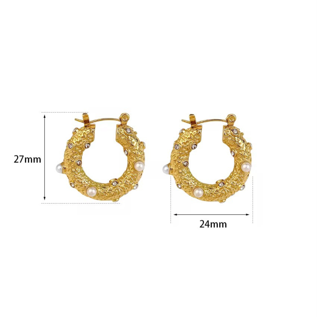 Classic Crinkle Hoops