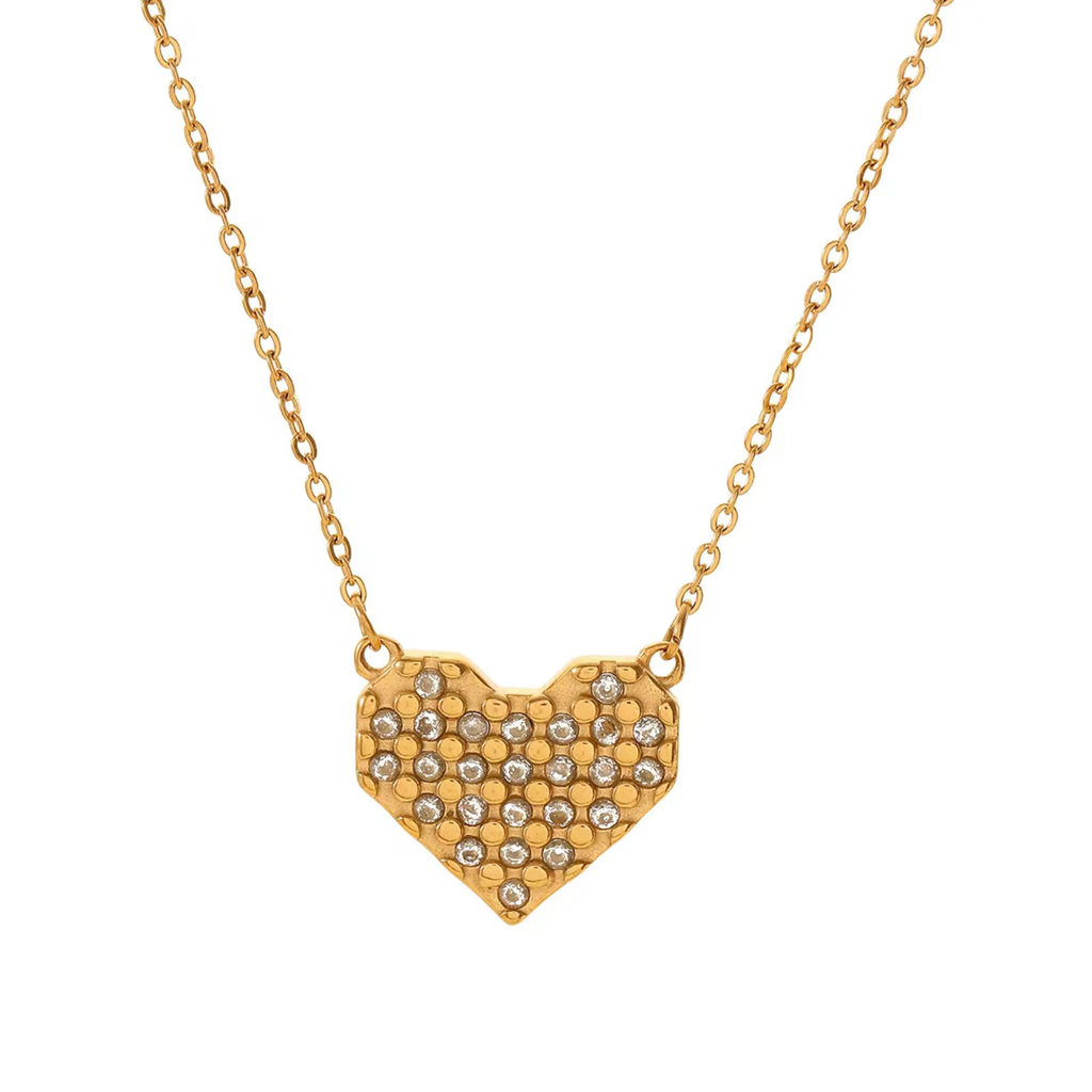 Sparkling Heart Necklace