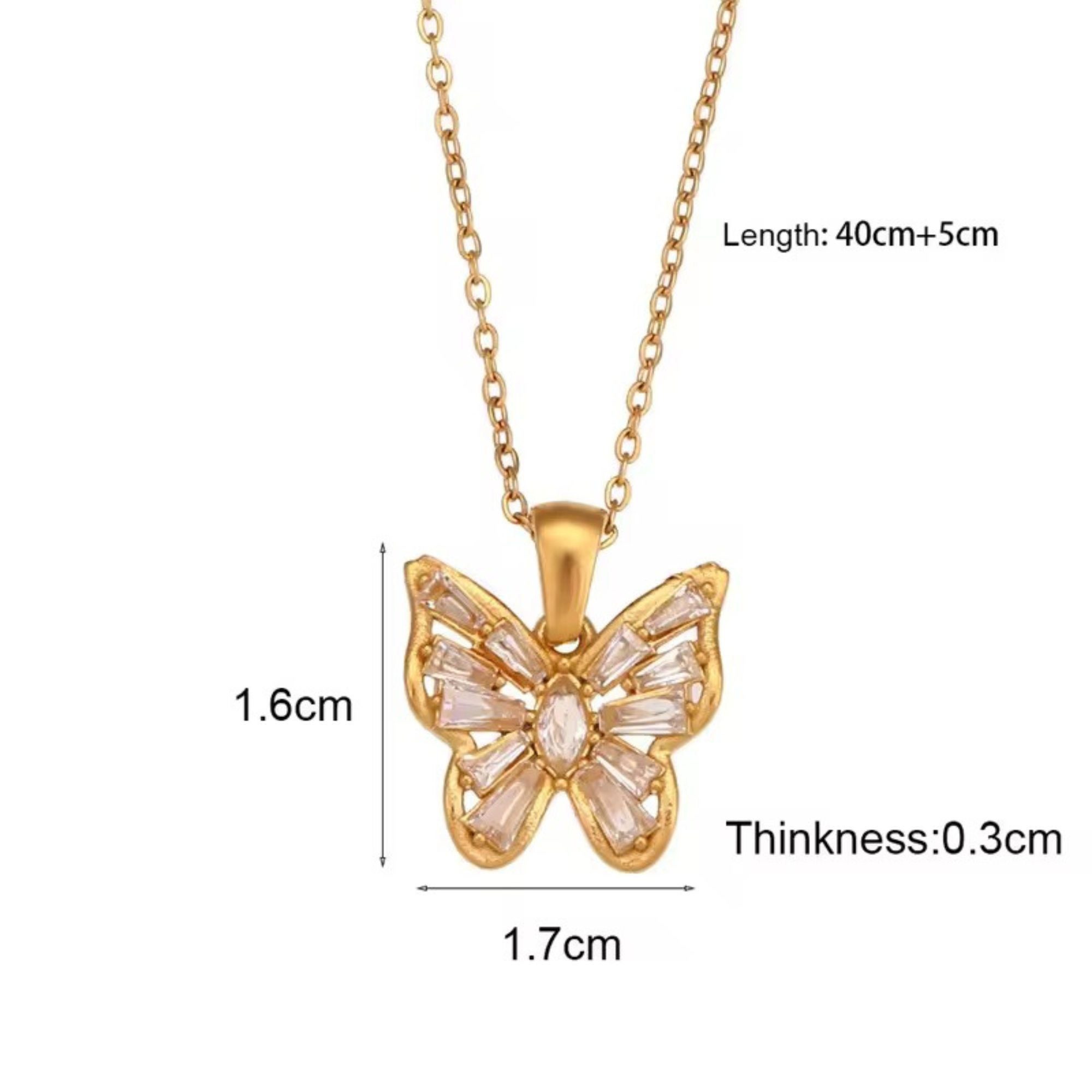 Monarch Butterfly Necklace