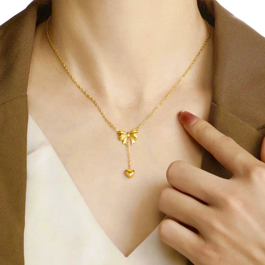 Bow Of Affection Necklace
