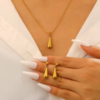Veloura Teardrop Set