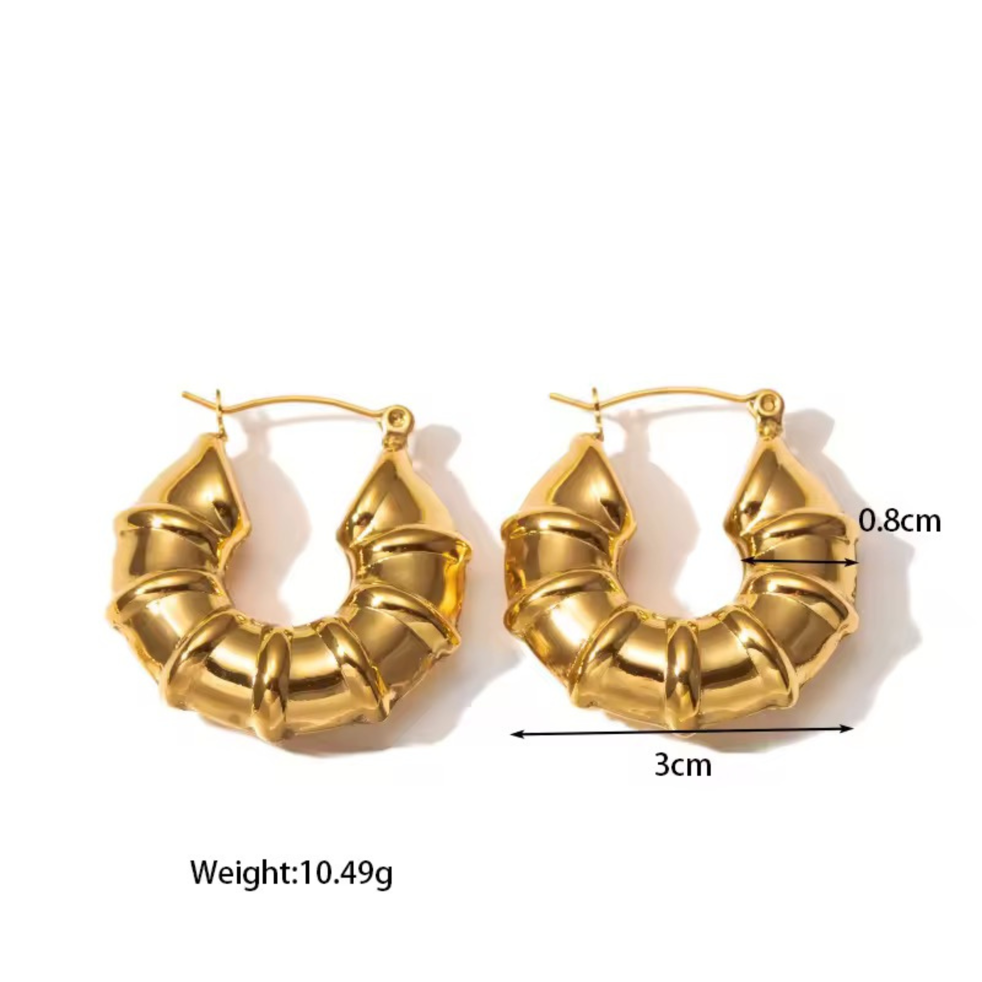 Dior Chunky Hoops