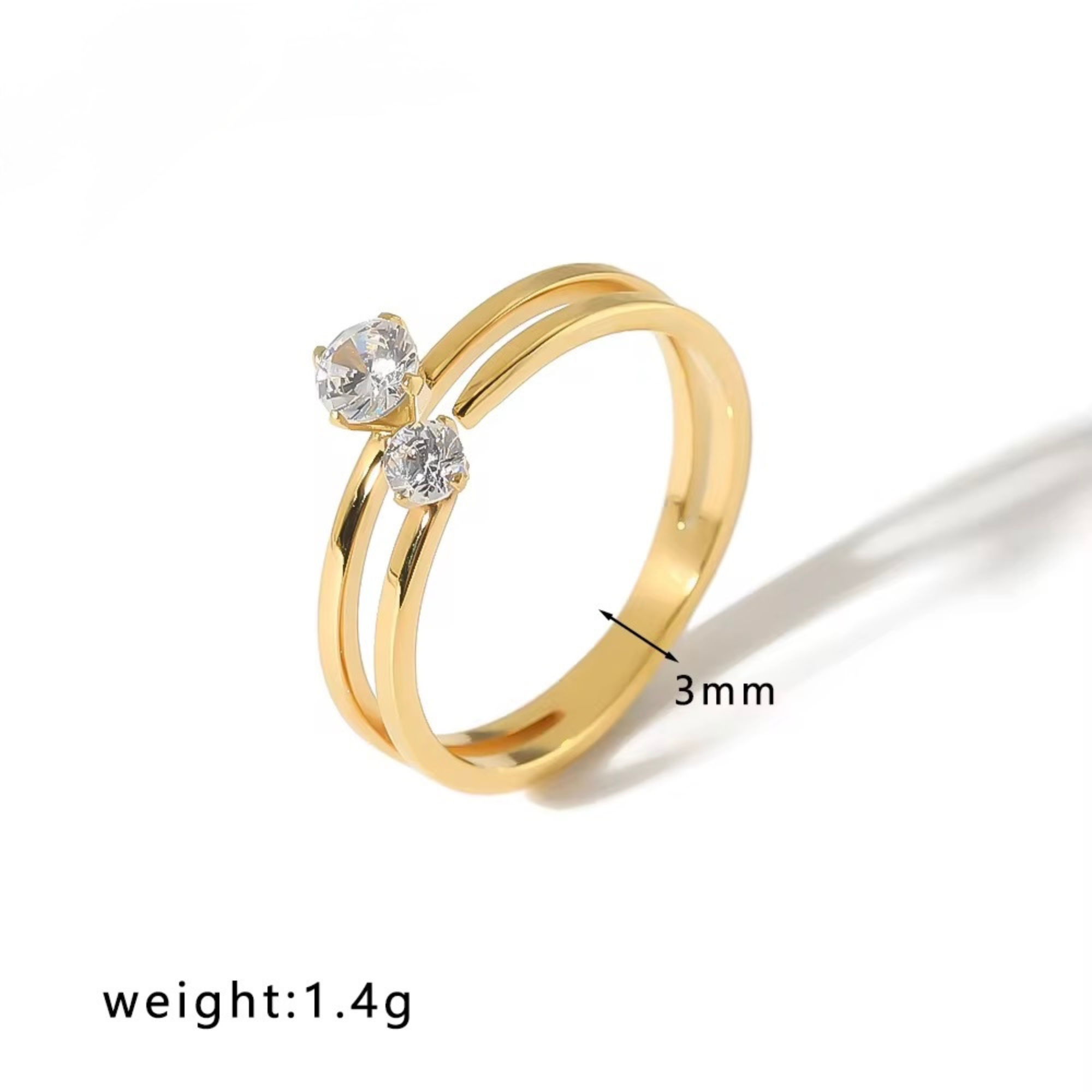 Misha Stacked Ring