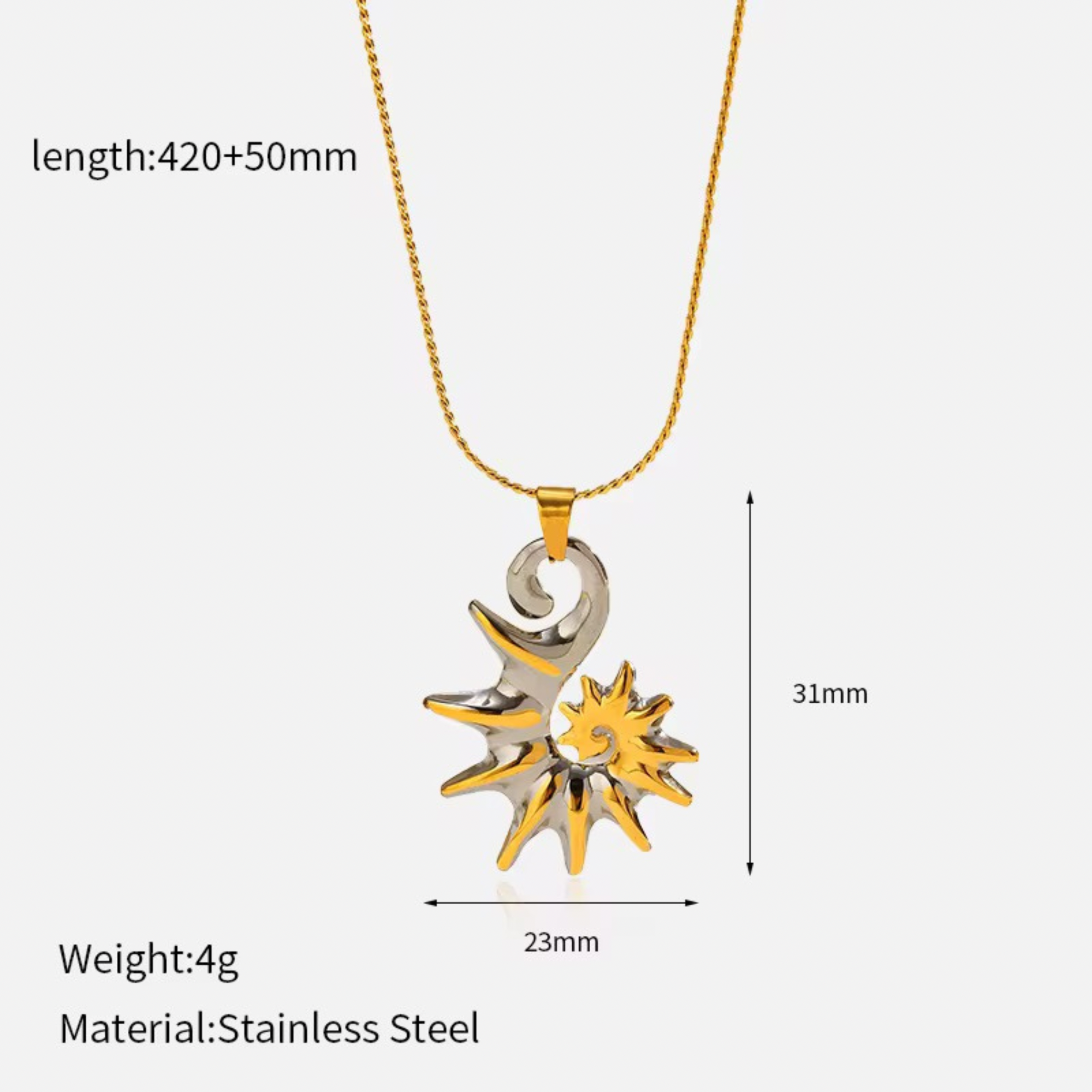 Solara Twist Necklace