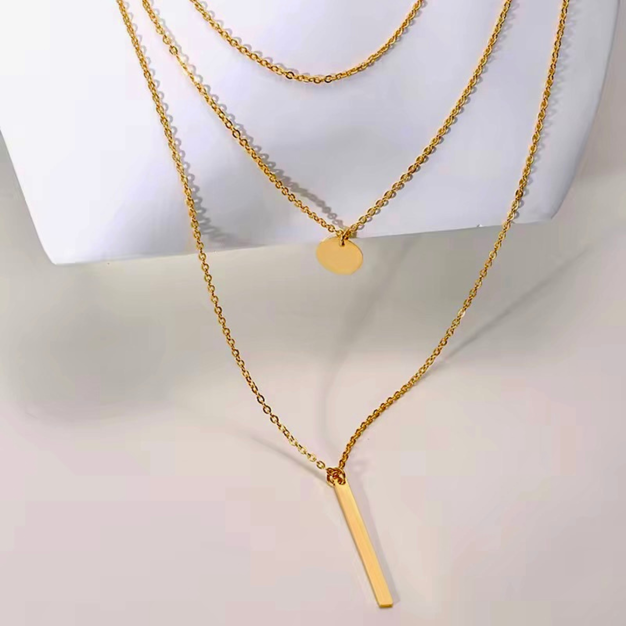 Daisy Three-Tier Necklace
