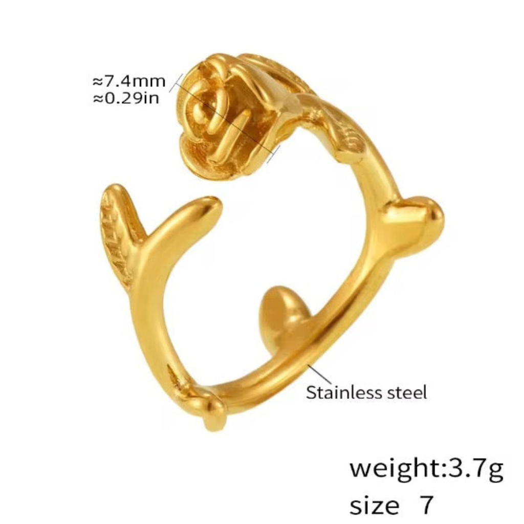 Rosa Open Ended Ring