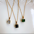 Brianna Square Zircon Necklace