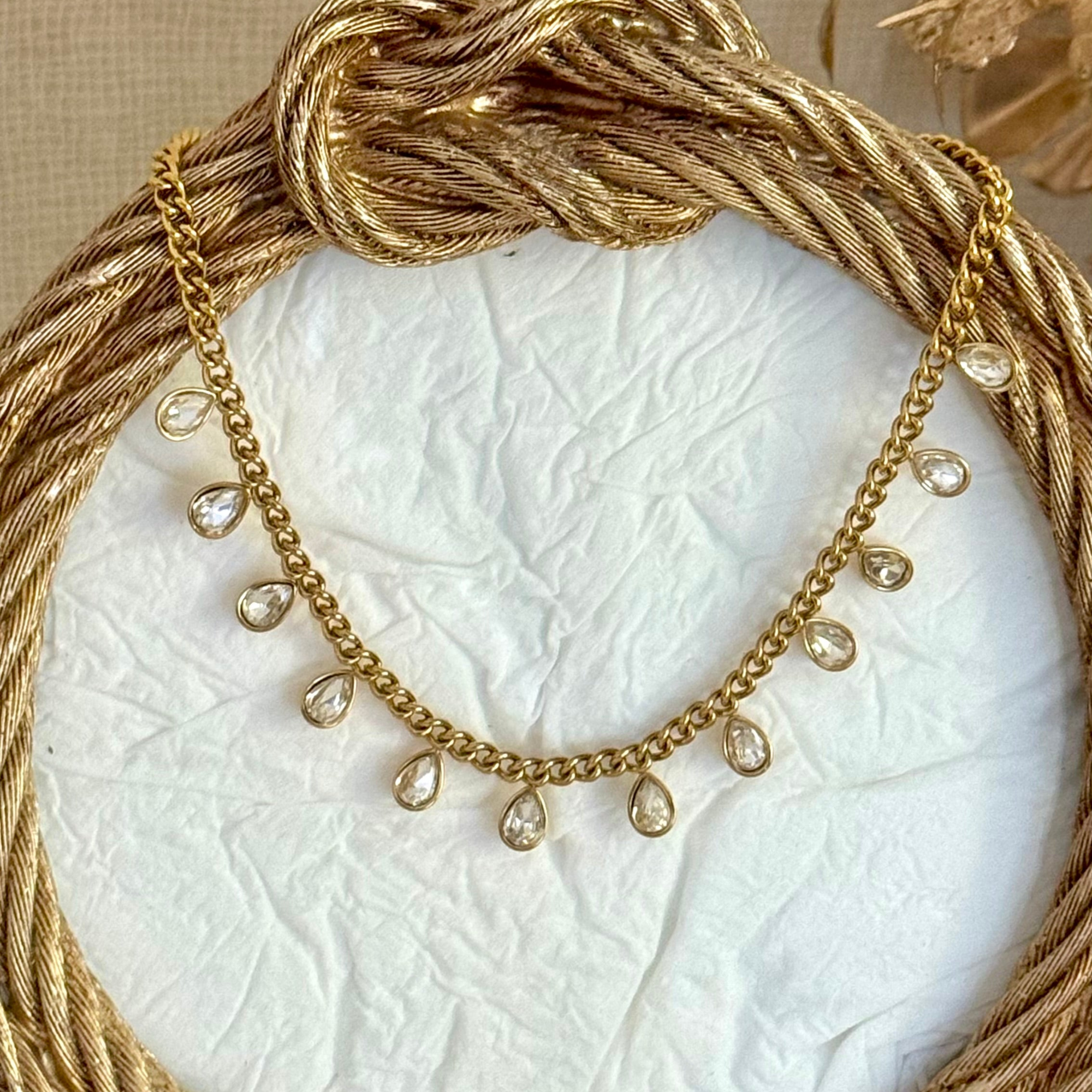 Luster Drop Necklace