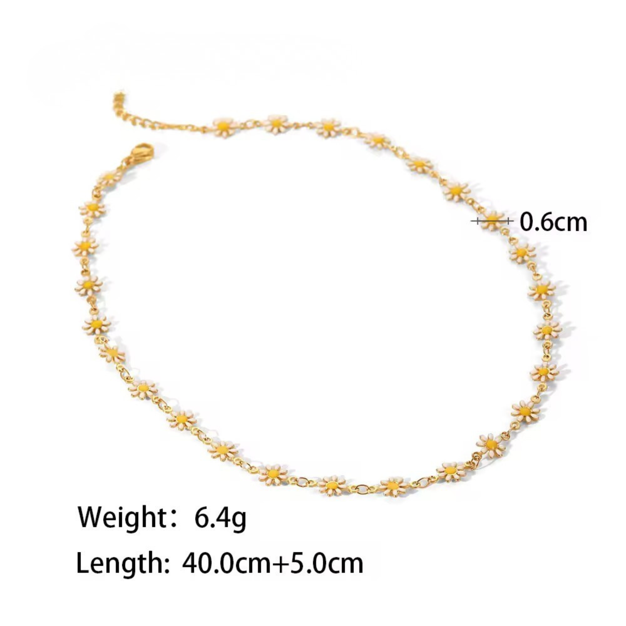 Spring Daisy Necklace