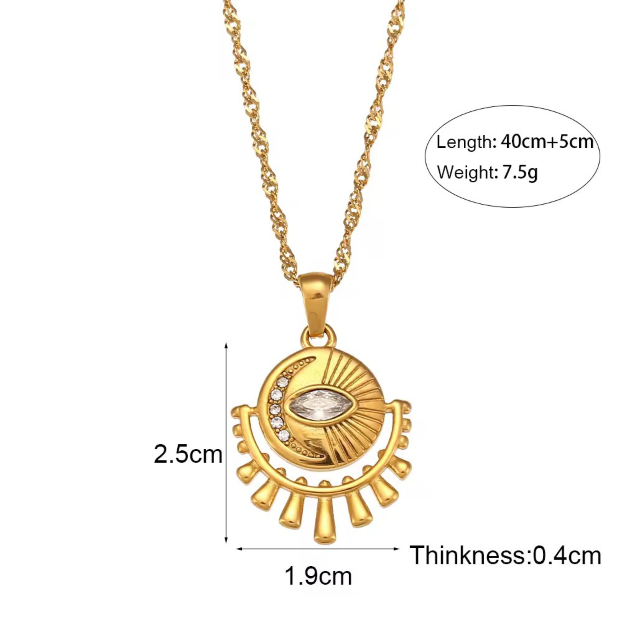 Yara Evil Eye Necklace
