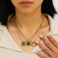 Square Signet Necklace