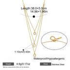 Dewdrop layered Necklace