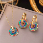 Prismora Set ( Necklace and Earrings)