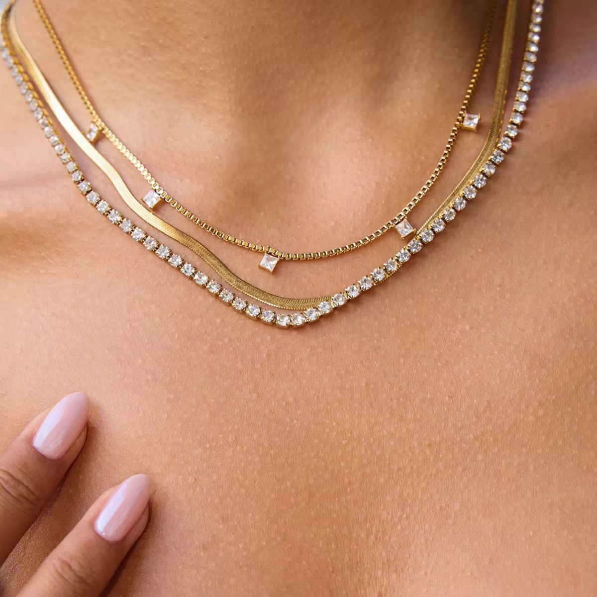 Zefi Layered Necklace