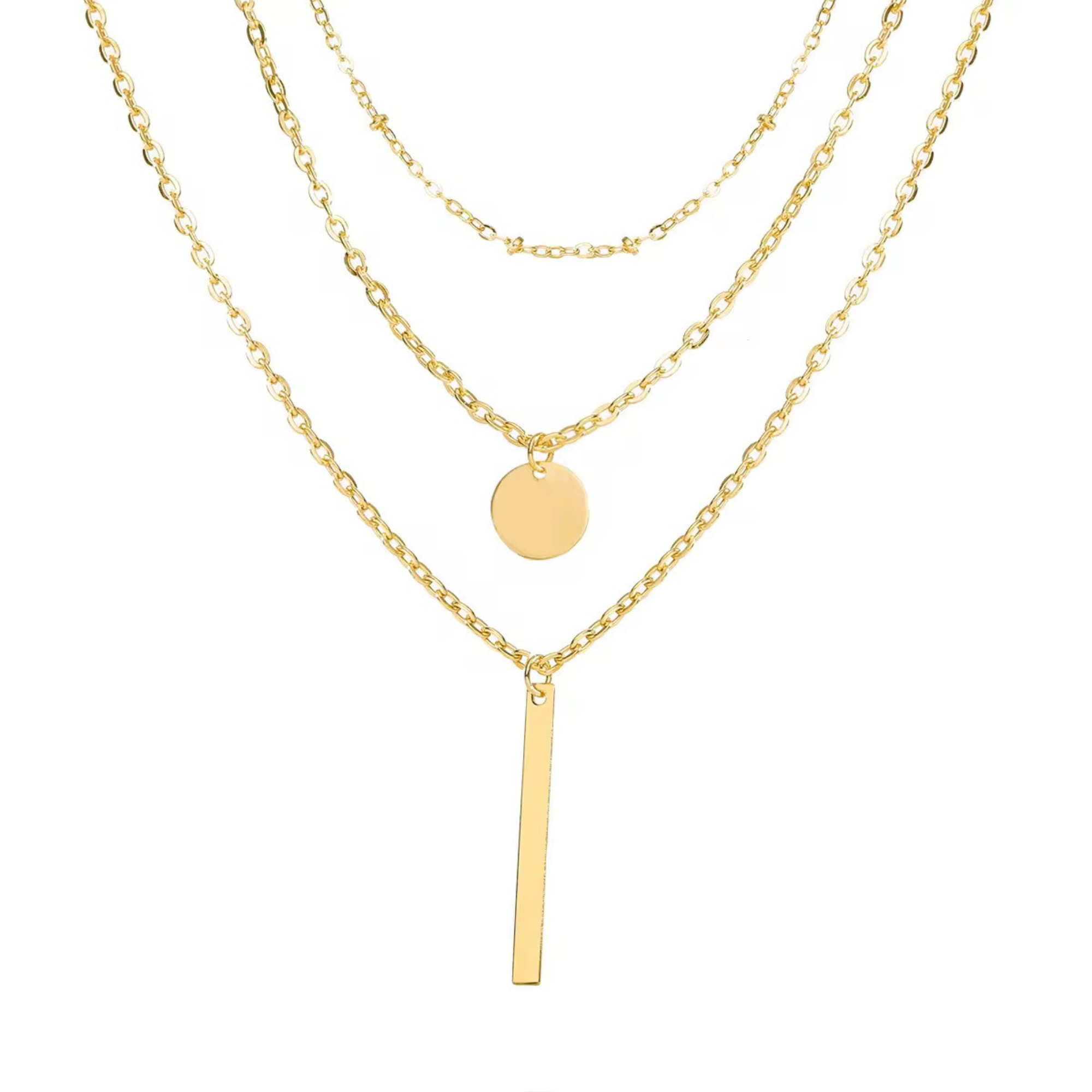 Daisy Three-Tier Necklace