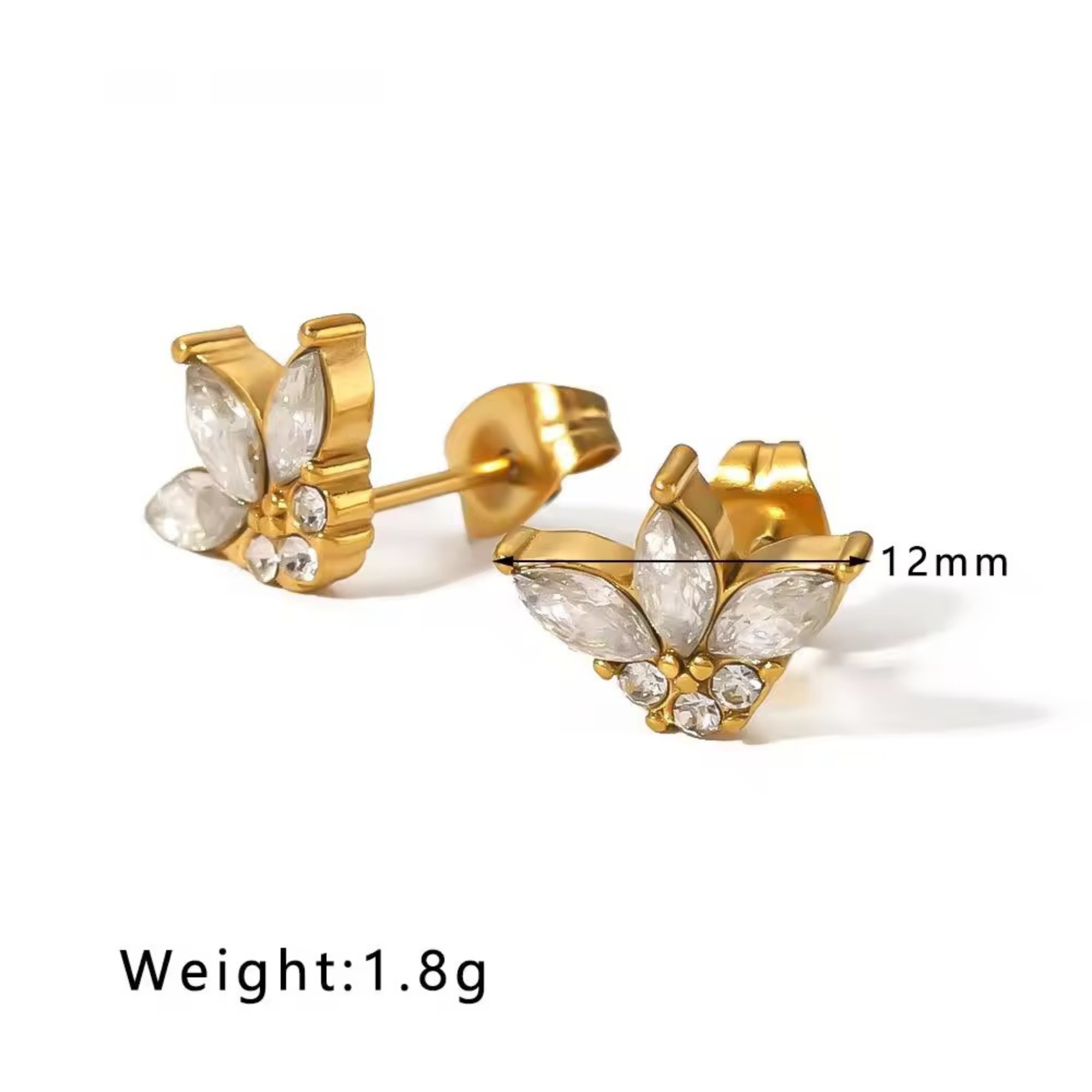 Mira Tiny Flower Studs