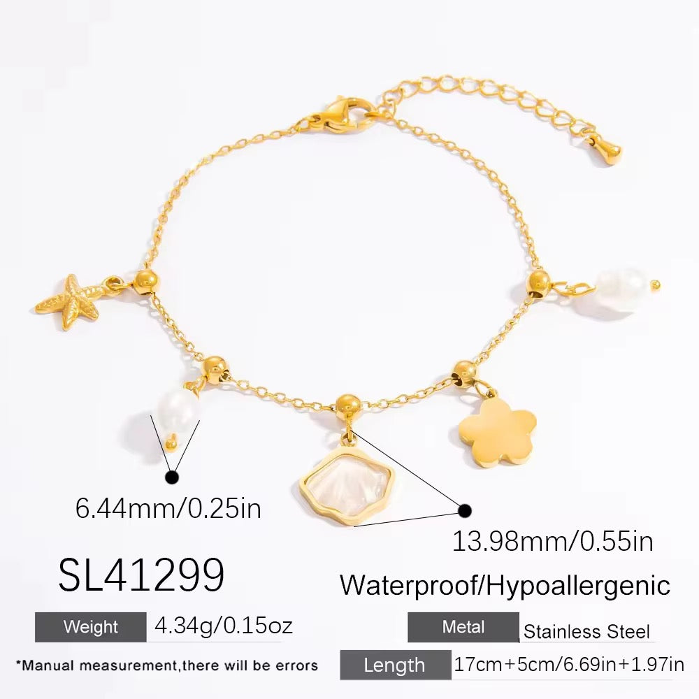 Pearlora Charm Bracelet