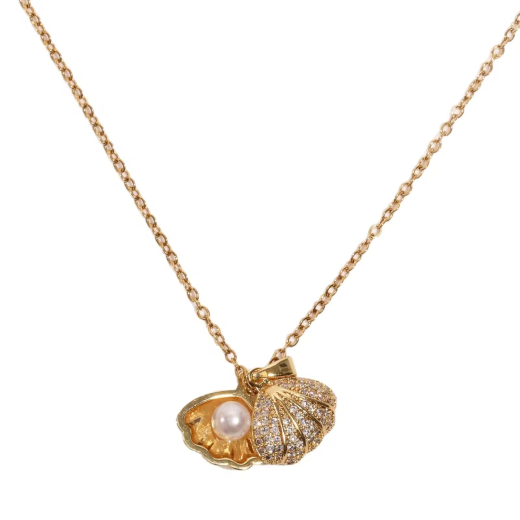 Pearl In The Shell Necklace