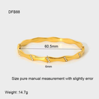 Waves Of Gold Bracelet