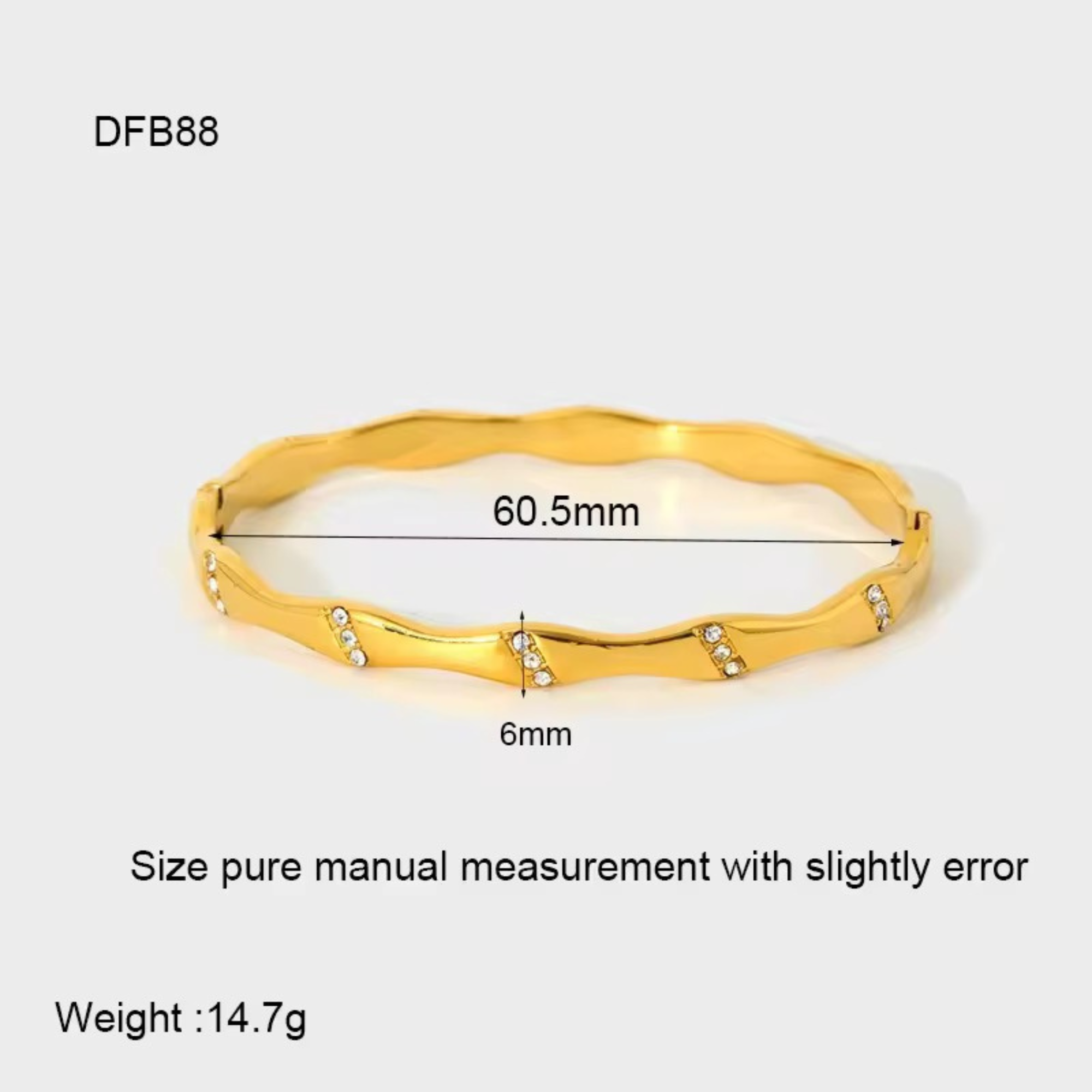 Waves Of Gold Bracelet