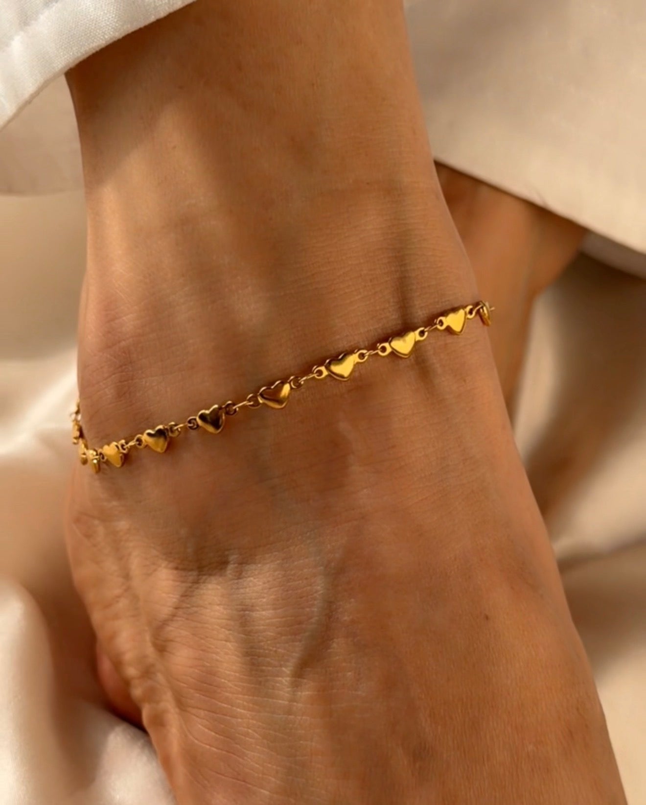 Amore Heart Anklet