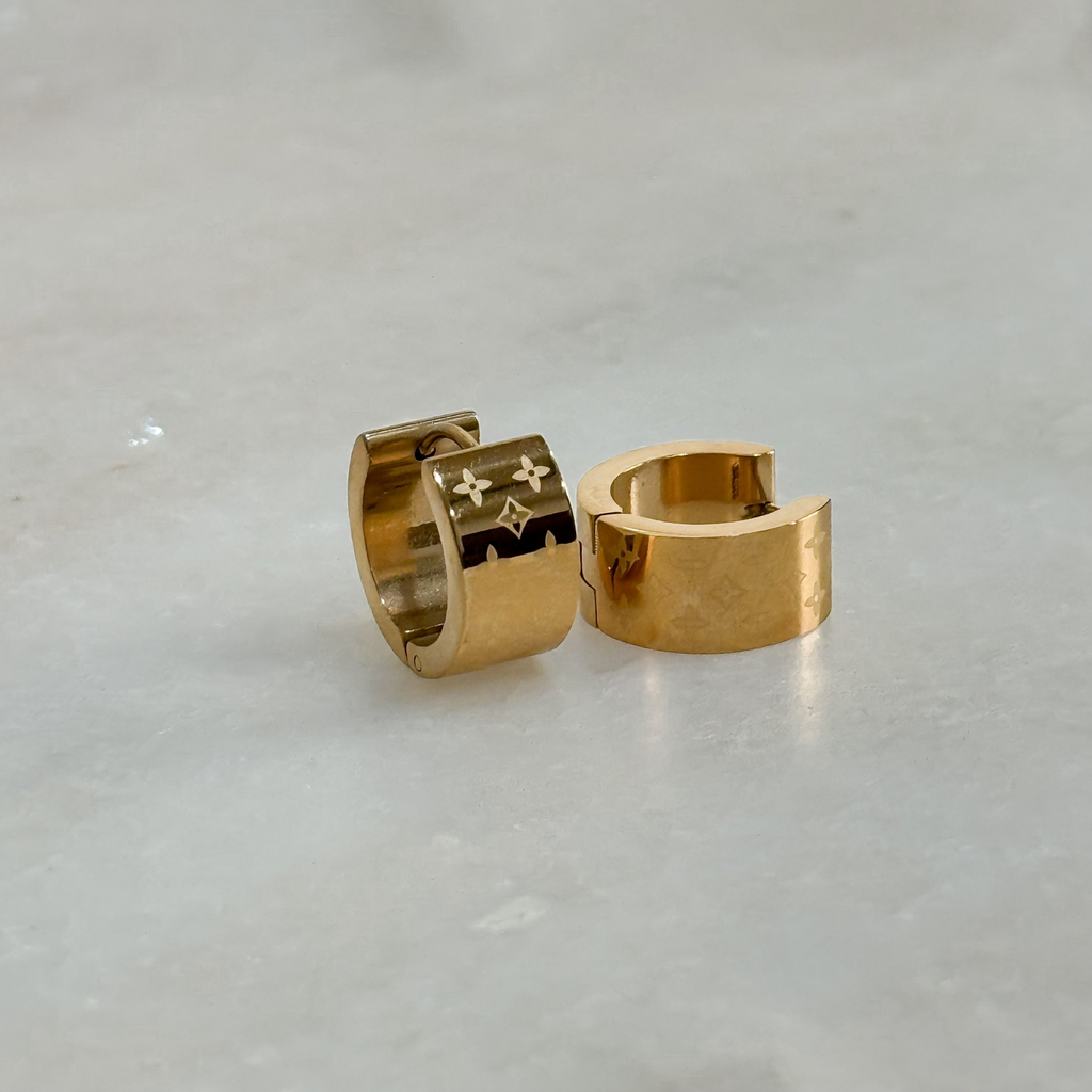 Engraved Hoops