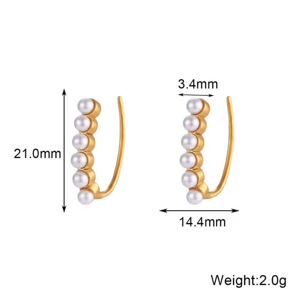 Kayla U-Shaped Earrings