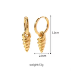 Chloe Shell Hoops