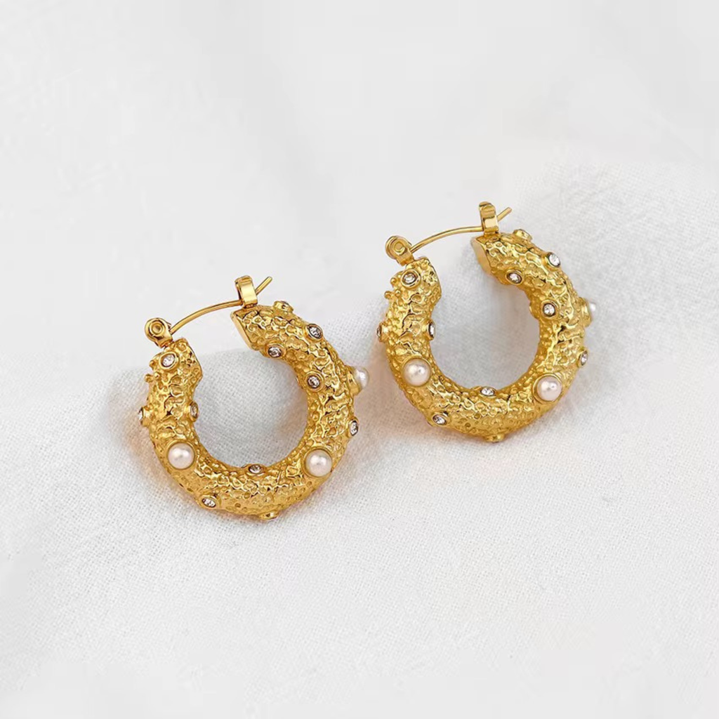 Classic Crinkle Hoops