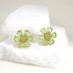 Emerald Bloom Earrings