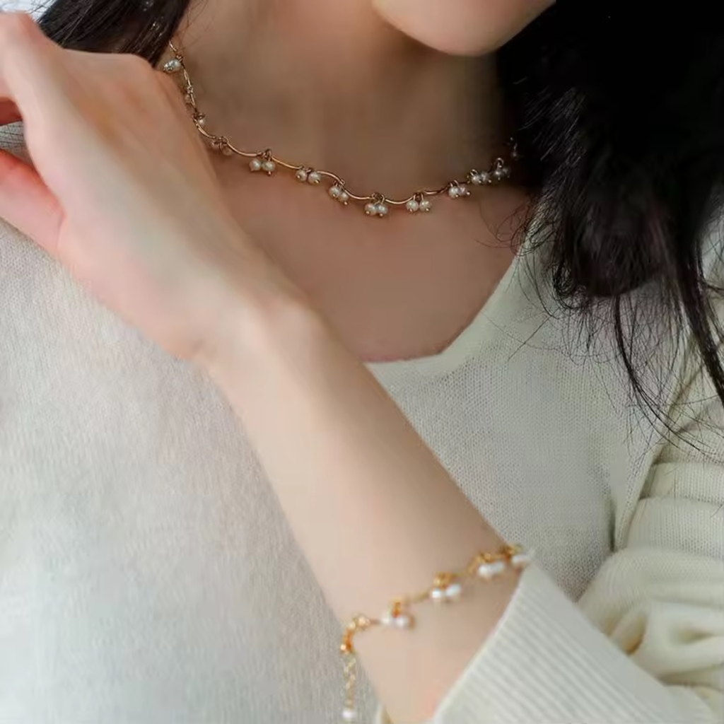 Blair Pearl Tassel Necklace