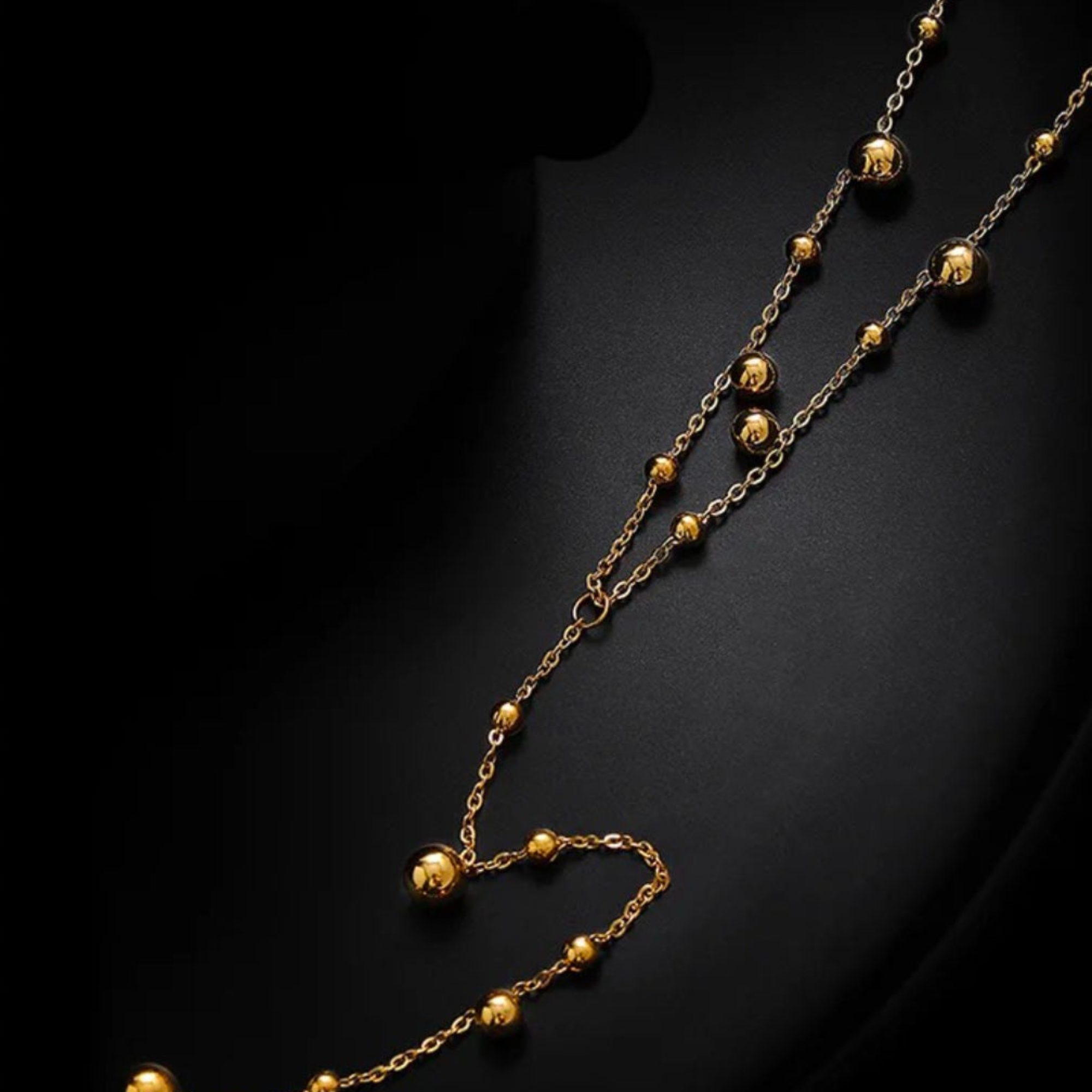 Dangling Beaded Necklace