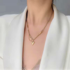 Golden Heartbeat Necklace