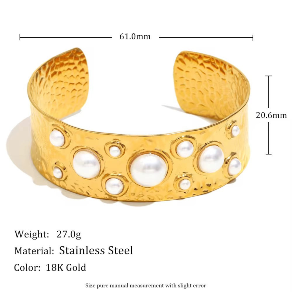 Textured Gold Cuff