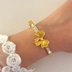 Crystal Bow Bracelet