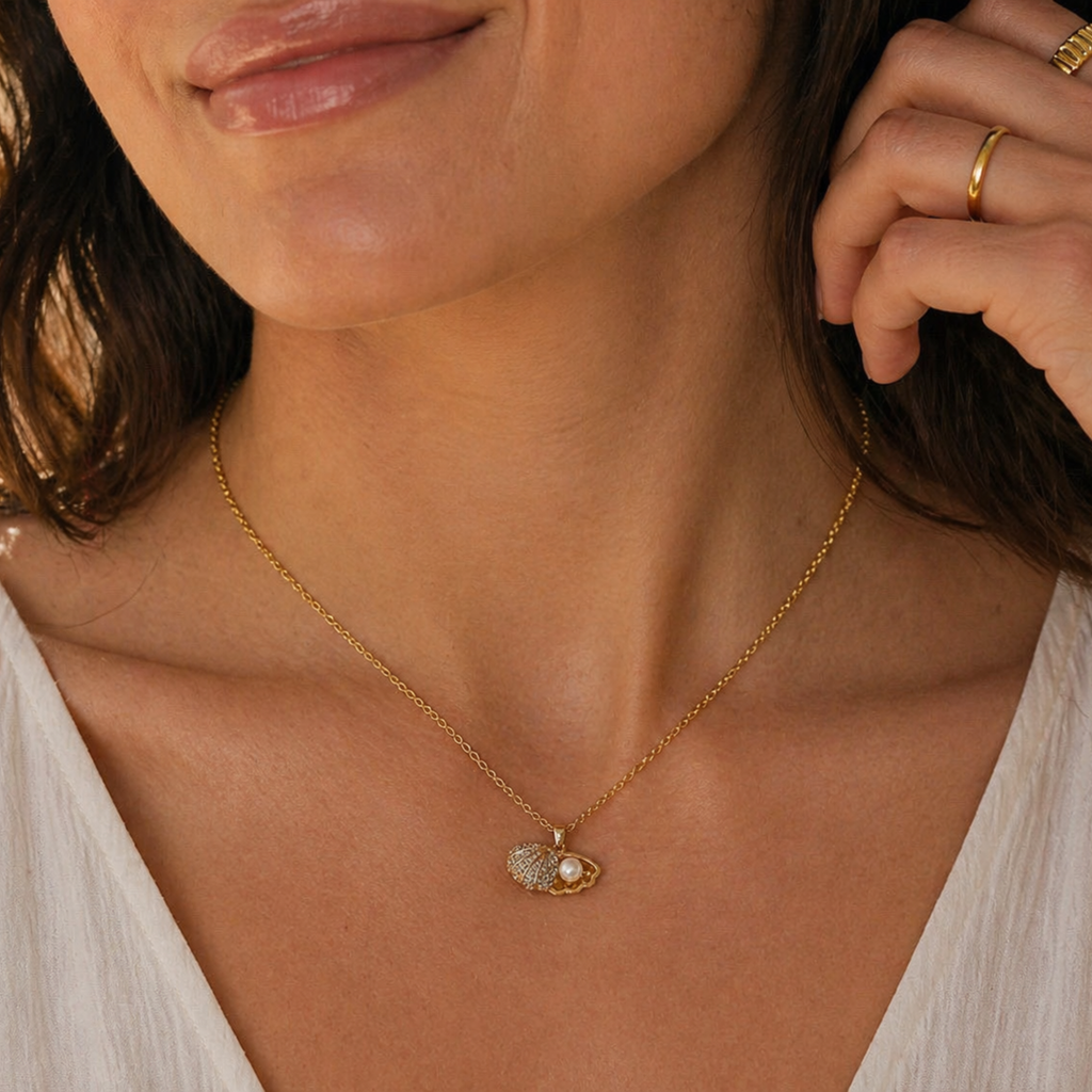 Pearl In The Shell Necklace