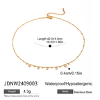 Madeleine Zircon Accents Necklace