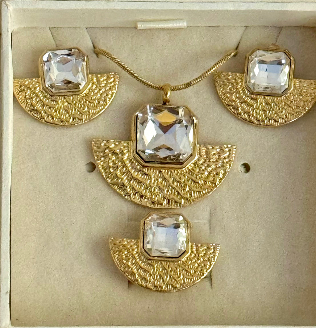 Solara Set ( Necklace + Earrings + Ring )