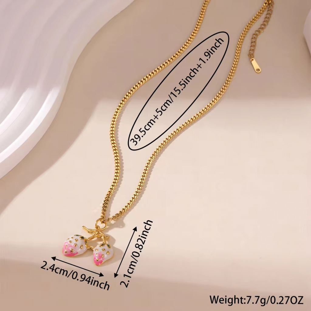 Strawberry Bliss Necklace