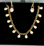 White Luster Drop Set
