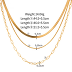 Triple Chain Necklace