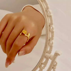Rosa Open Ended Ring