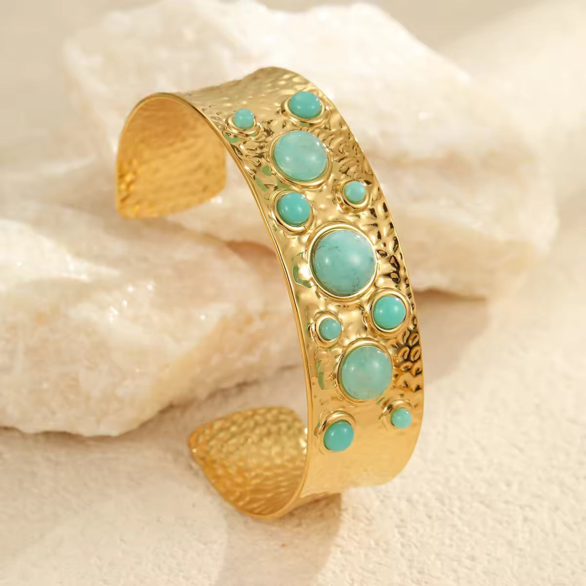 Textured Gold Cuff