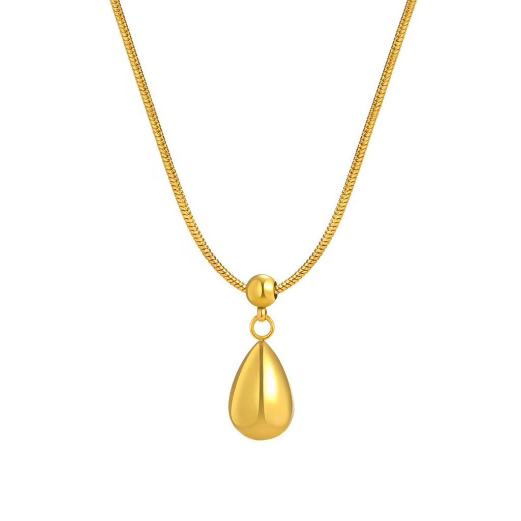 Golden Dew Drop Necklace