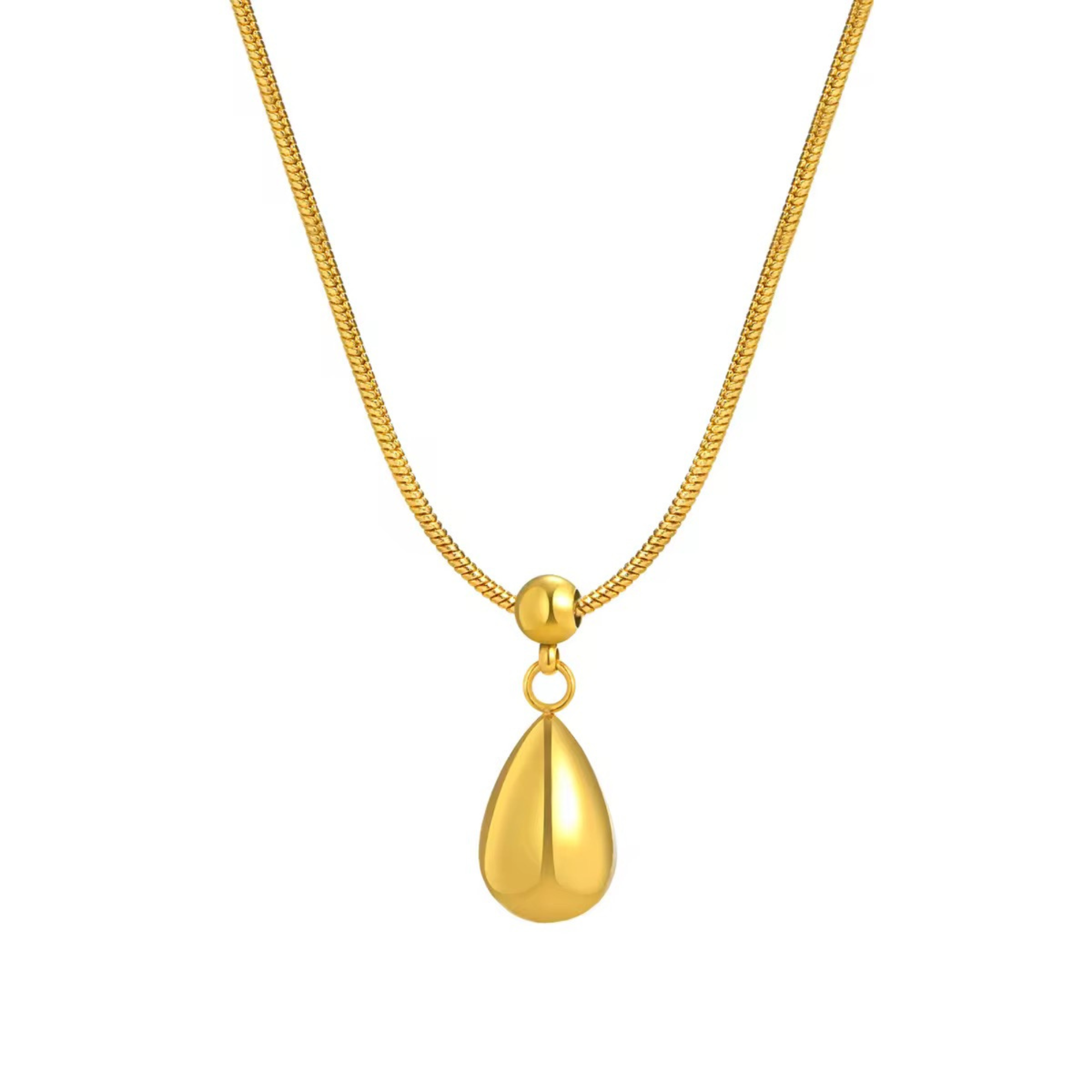 Golden Dew Drop Necklace