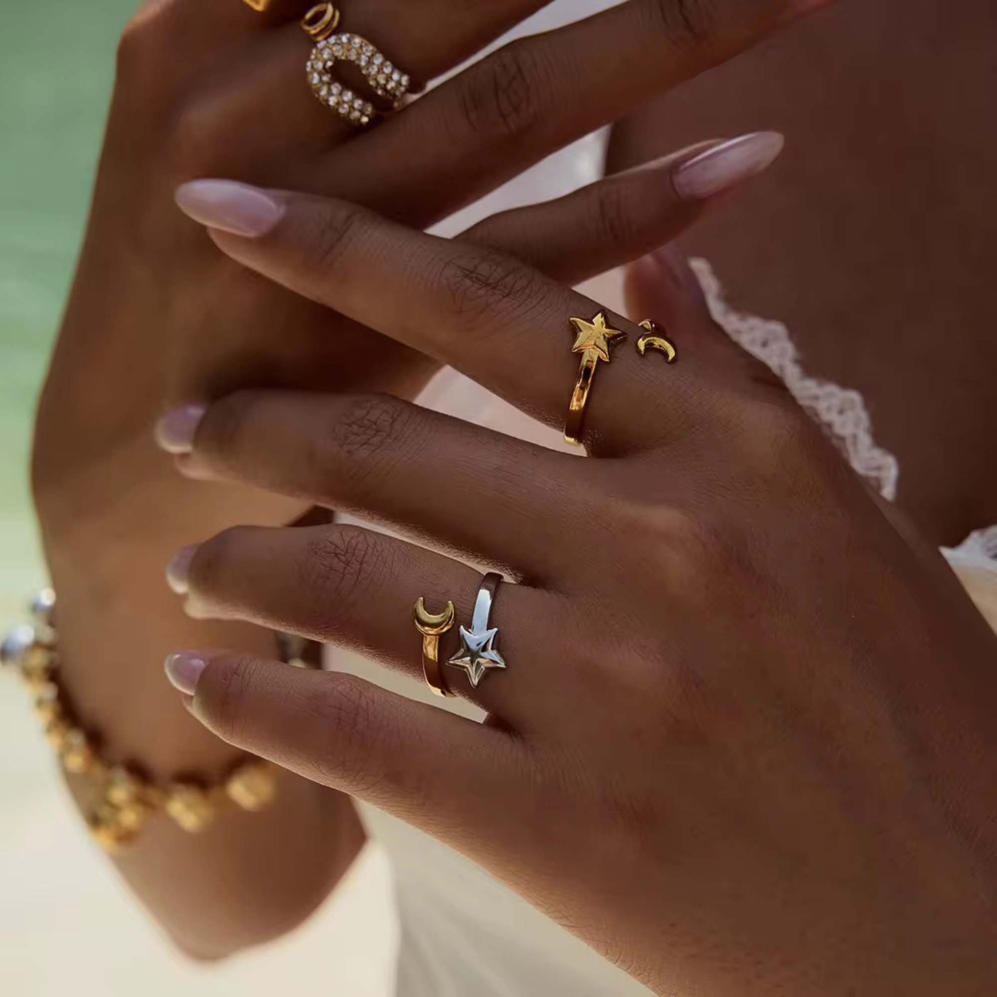 Celestial Duo Ring
