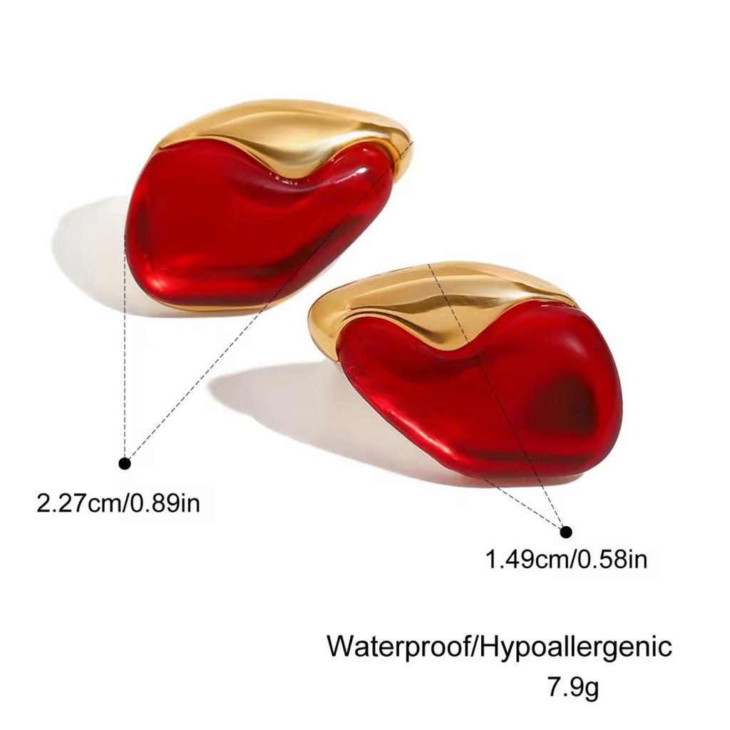 Scarlet Blaze Earrings