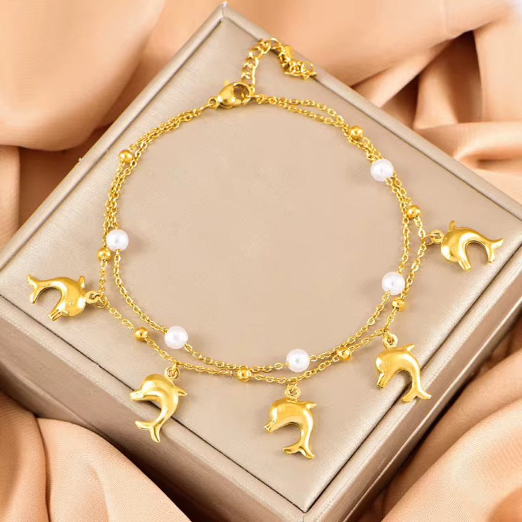 Dolphin Charm Bracelet