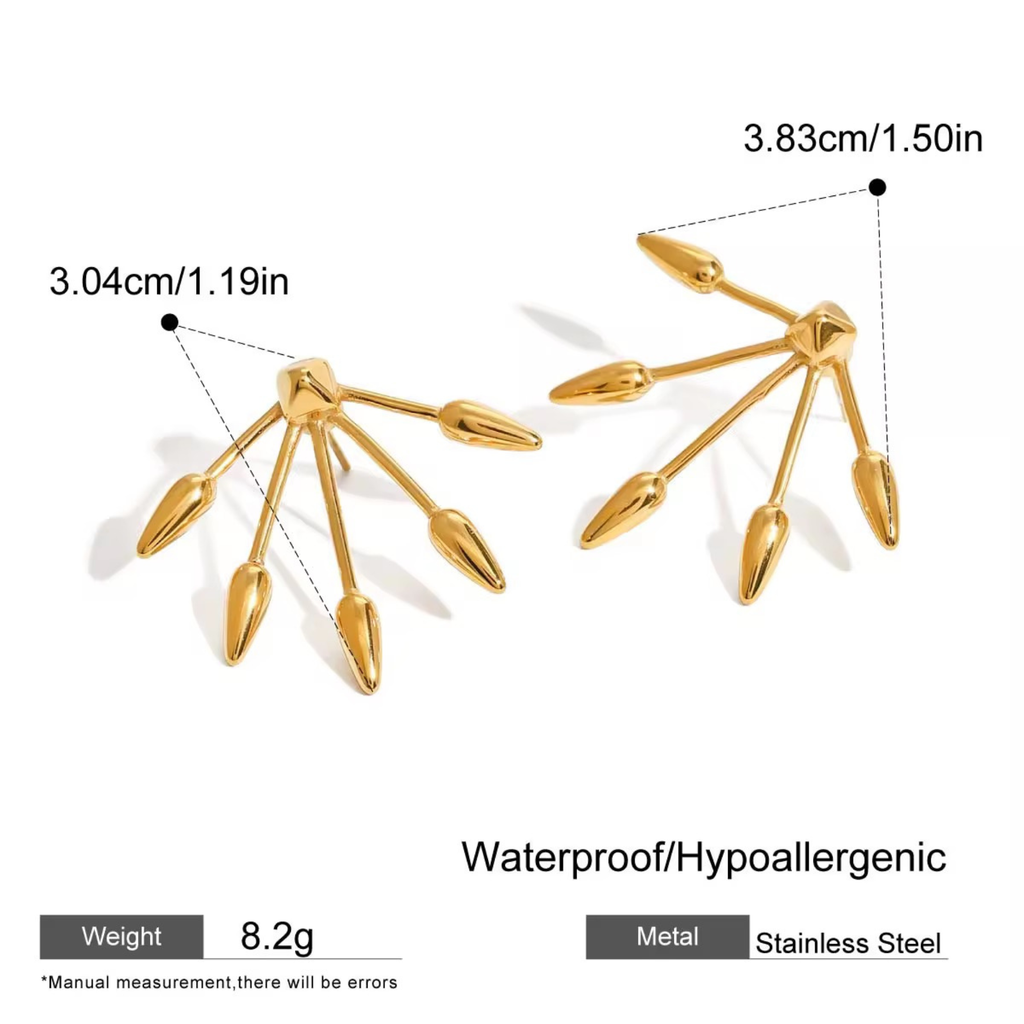 Radiant Spikes Earrings