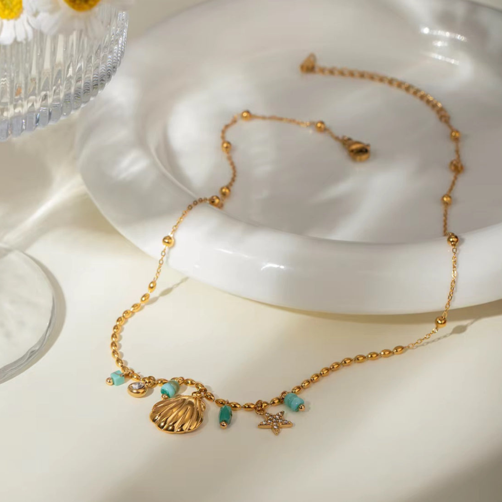 Ocean Muse Charm Necklace